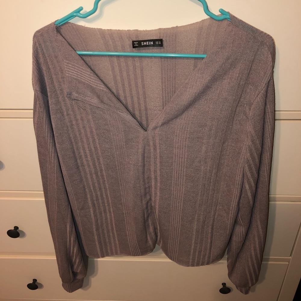 Soft purple sweater